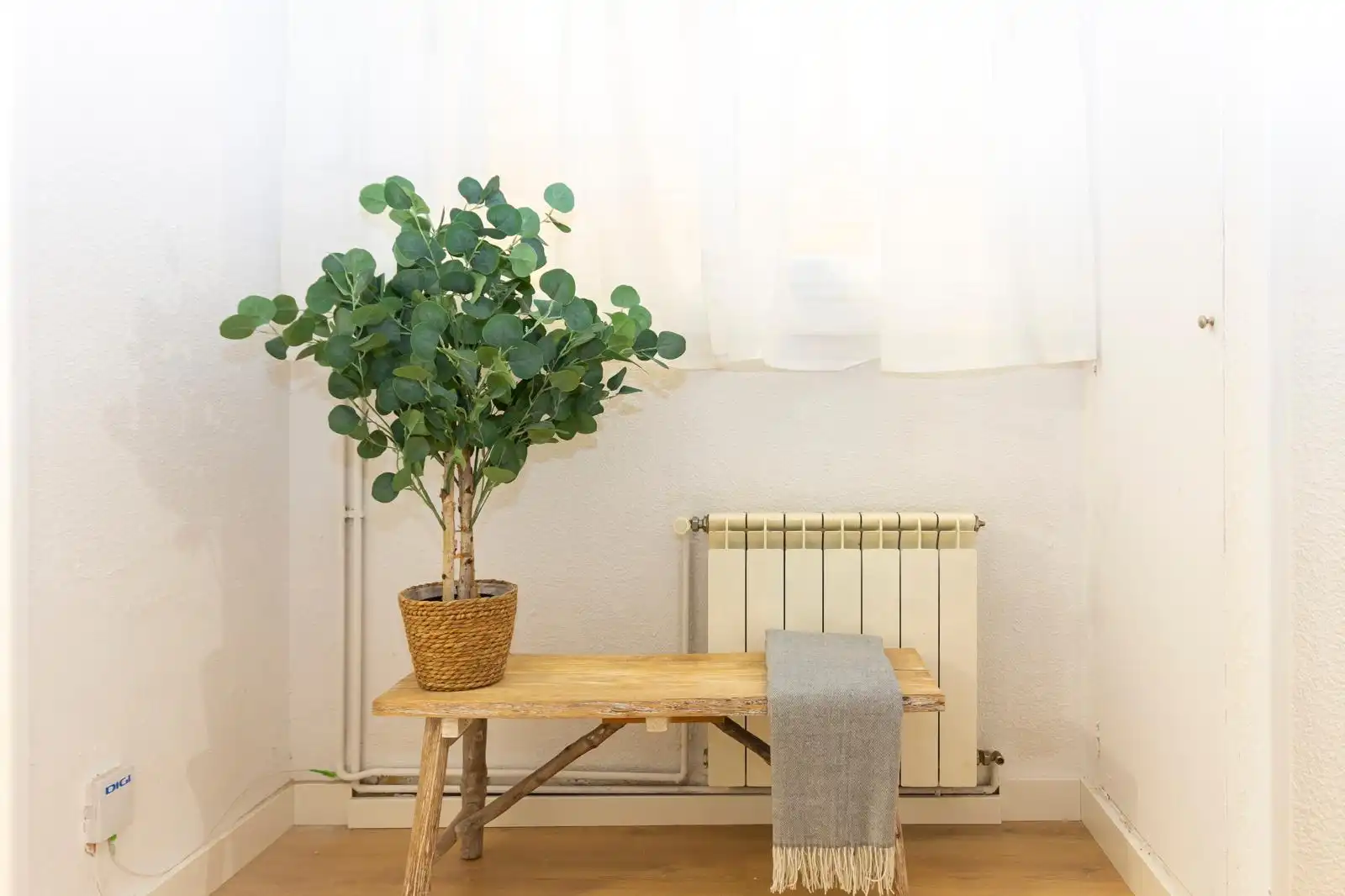 Schlafzimmer von Wohnung zum Verkauf in Terrassa mit Heizung, Parkett und Ofen