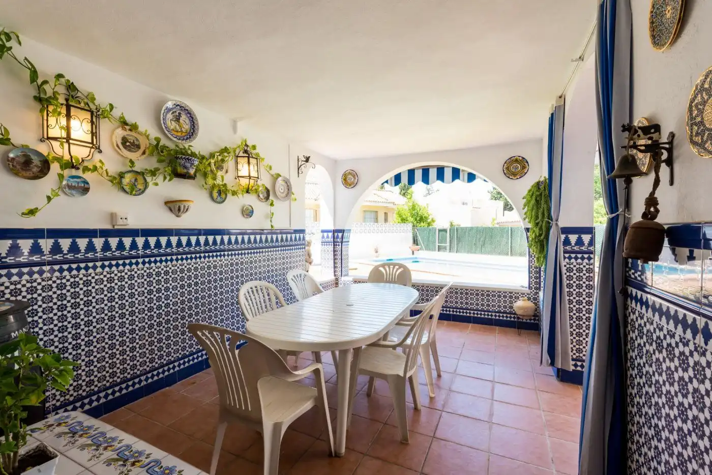 Terraza de Casa o chalet en venta en Tomares con Calefacción, Jardín privado y Terraza