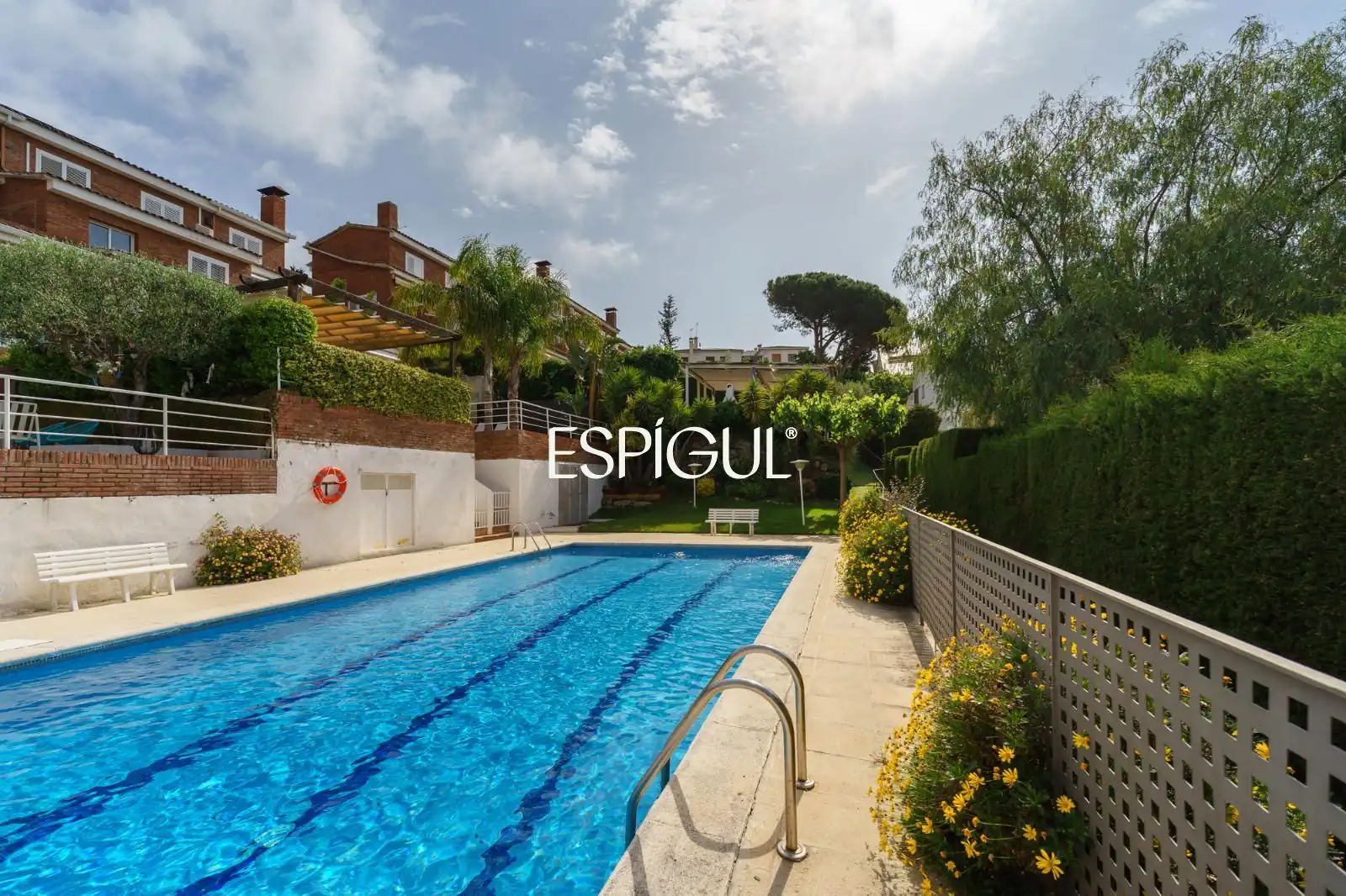 Swimming pool of Detached homes for sale in Teià  with Air Conditioner, Heating and Private garden