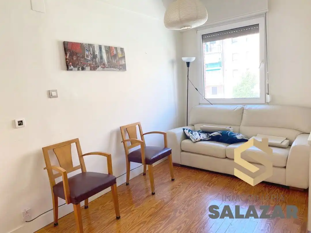 Sala de estar de Piso de alquiler en Bilbao  con Calefacción, Terraza y Amueblado