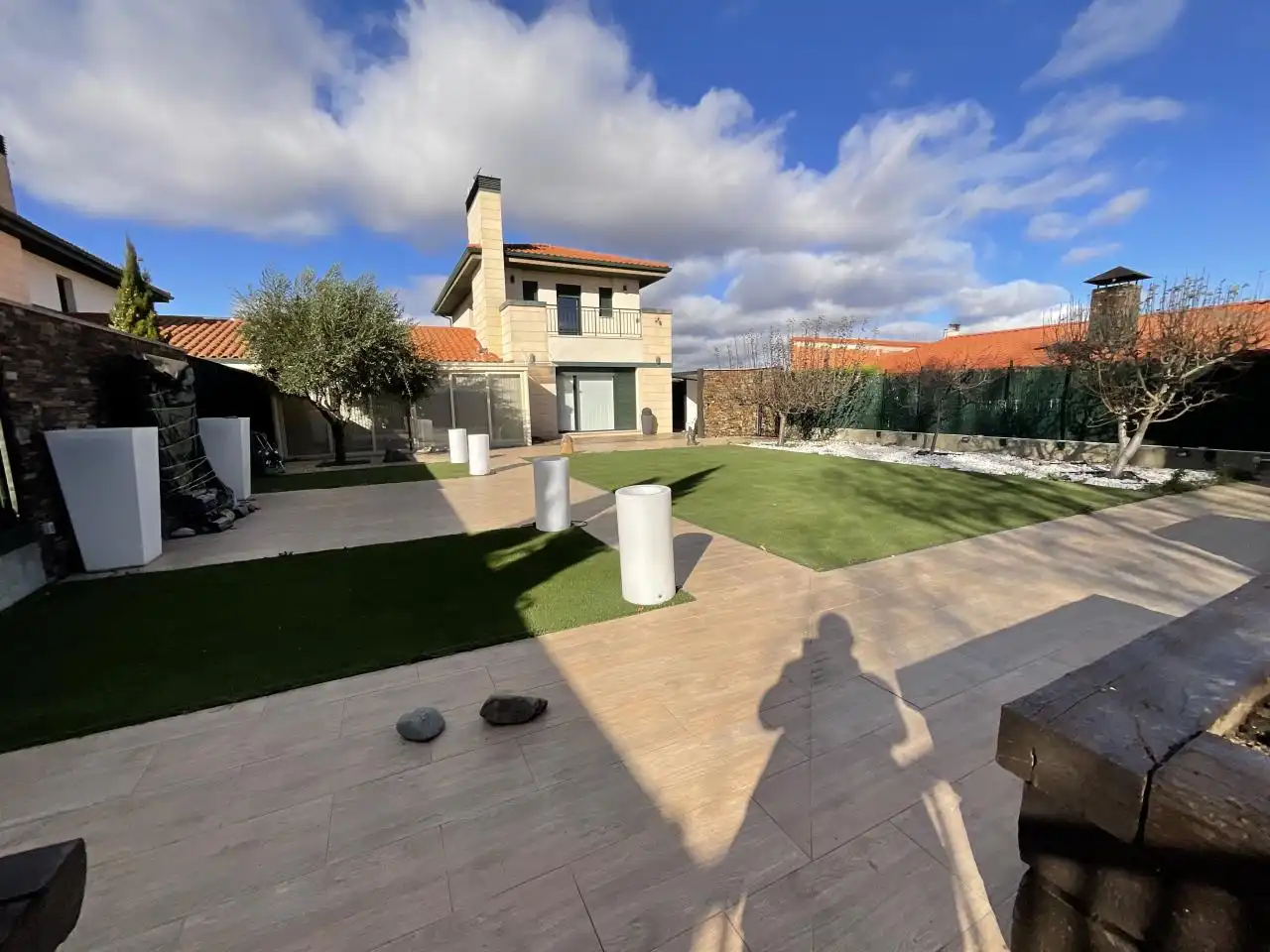 Terrassa de Casa adosada en venda en Cirueña amb Calefacció, Jardí privat i Parquet