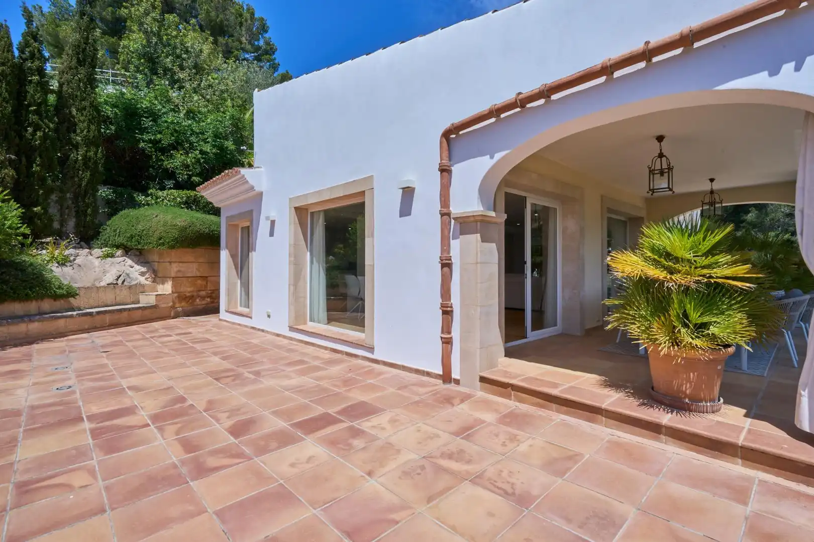 Terrassa de Casa o xalet en venda en  Palma de Mallorca amb Aire condicionat, Jardí privat i Parquet