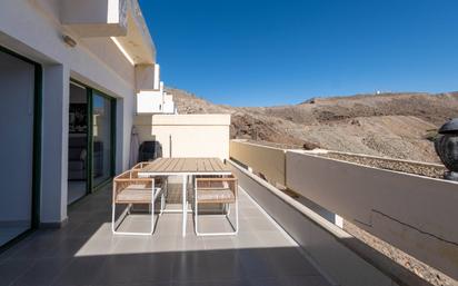 Terrasse von Wohnungen zum verkauf in Mogán mit Klimaanlage und Terrasse