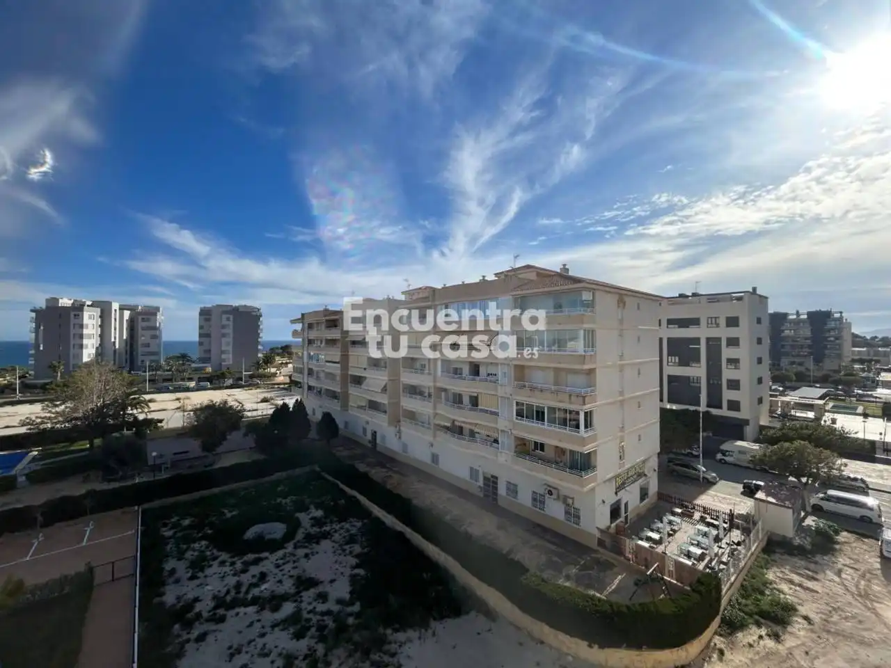Außenansicht von Wohnungen zum Verkauf in Villajoyosa / La Vila Joiosa mit Klimaanlage, Terrasse und Abstellraum