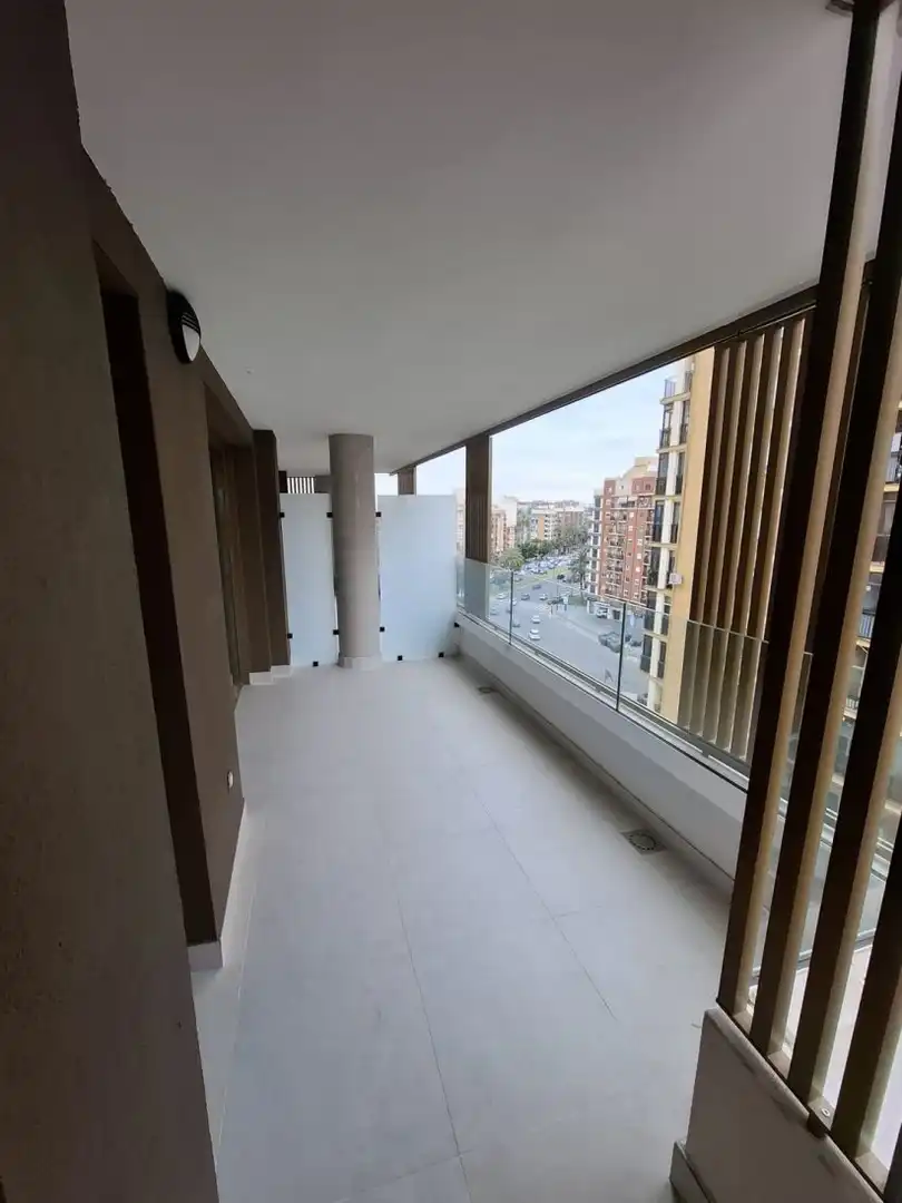 Terraza de Piso de alquiler en Valencia con Aire acondicionado, Jardín privado y Parquet