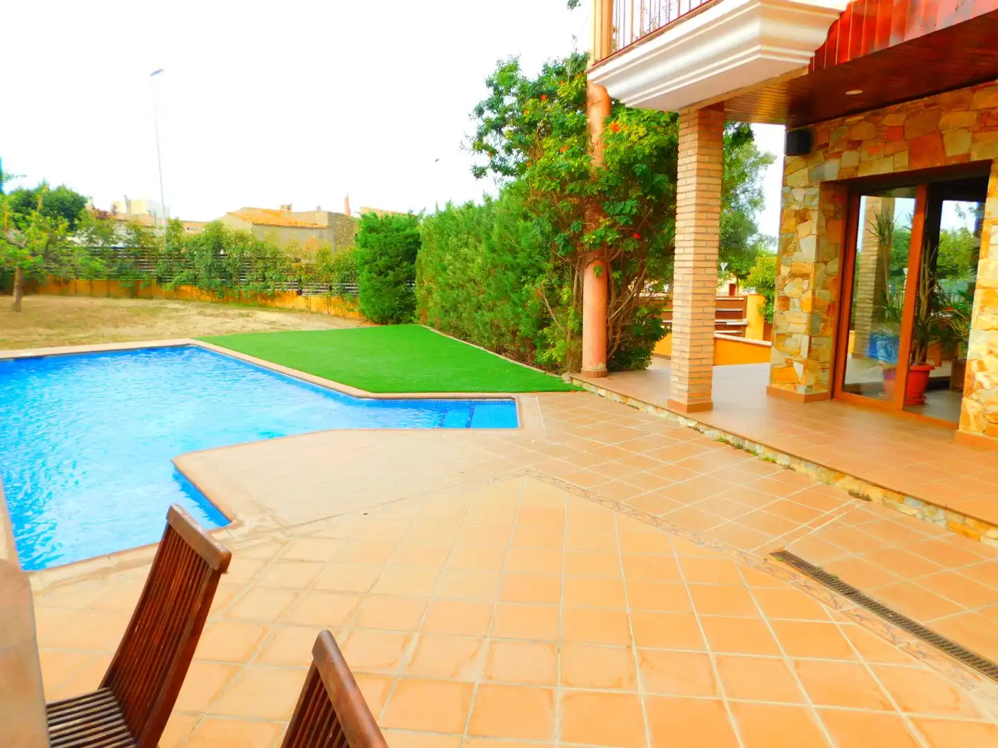 Piscina de Casa o chalet en venta en Palau-saverdera con Aire acondicionado, Jardín privado y Terraza