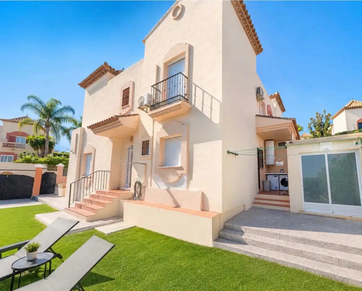Exterior view of Houses for sale in Marbella  with Air Conditioner, Private garden and Terrace