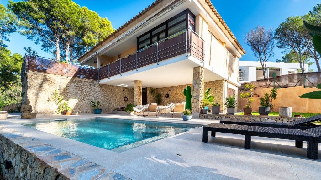 Swimming pool of House or chalet for sale in Calvià  with Air Conditioner, Heating and Terrace