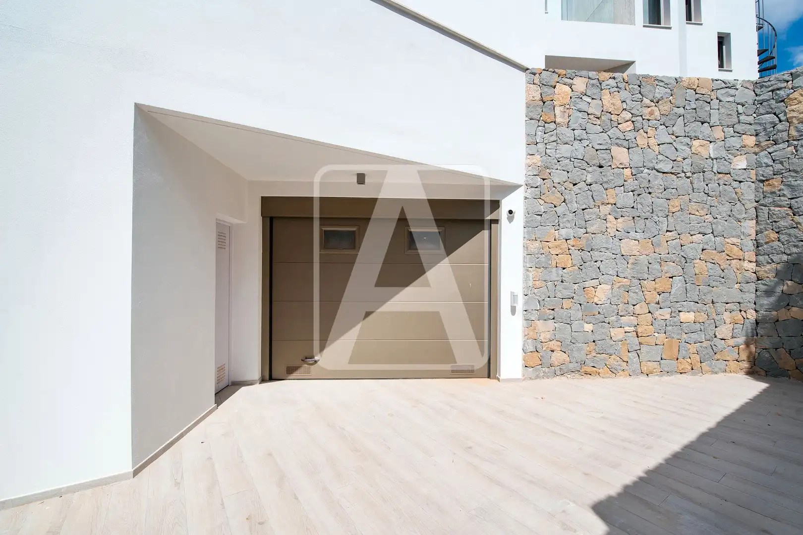Vista exterior de Casa o xalet en venda en Calpe / Calp amb Aire condicionat, Jardí privat i Terrassa