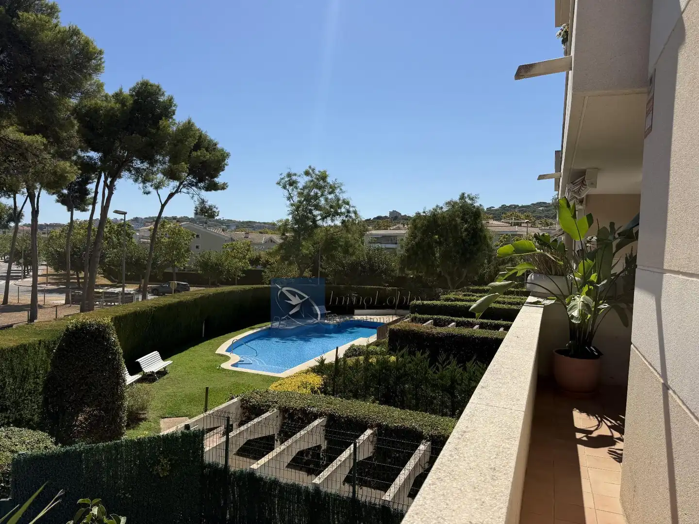 Piscina de Apartament de lloguer en Castell d'Aro, Platja d'Aro i s'Agaró amb Aire condicionat, Calefacció i Terrassa