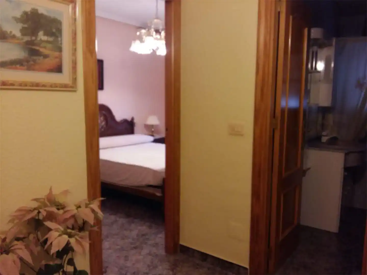 Schlafzimmer von Wohnung zur Miete in San Javier mit Klimaanlage, Privatgarten und Parkett