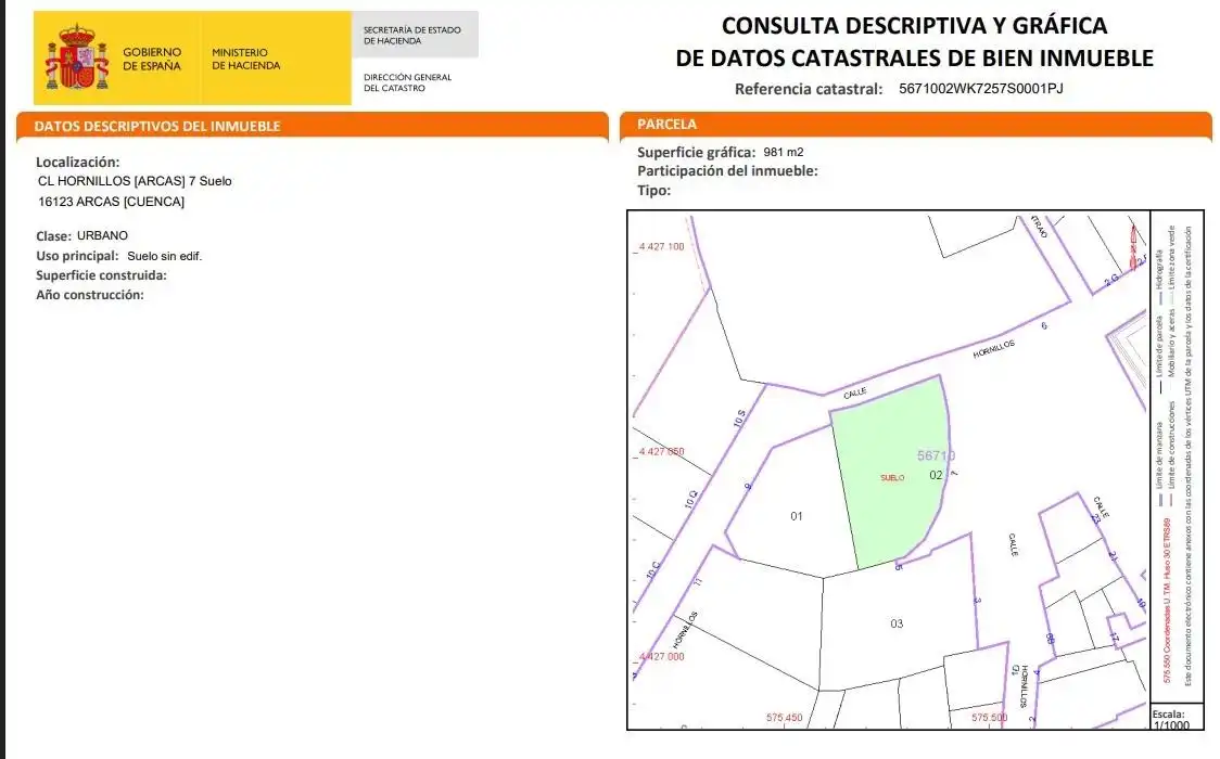 Residential for sale in Arcas del Villar