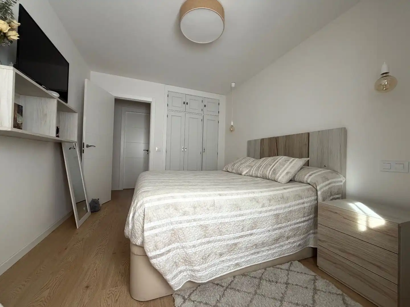 Bedroom of Flat for sale in Getafe  with Air Conditioner and Terrace