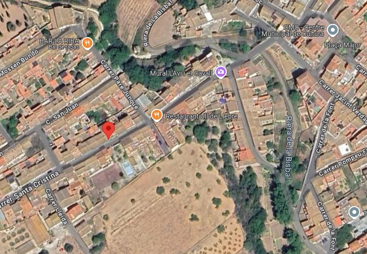 Vista exterior de Pis en venda en La Bisbal del Penedès