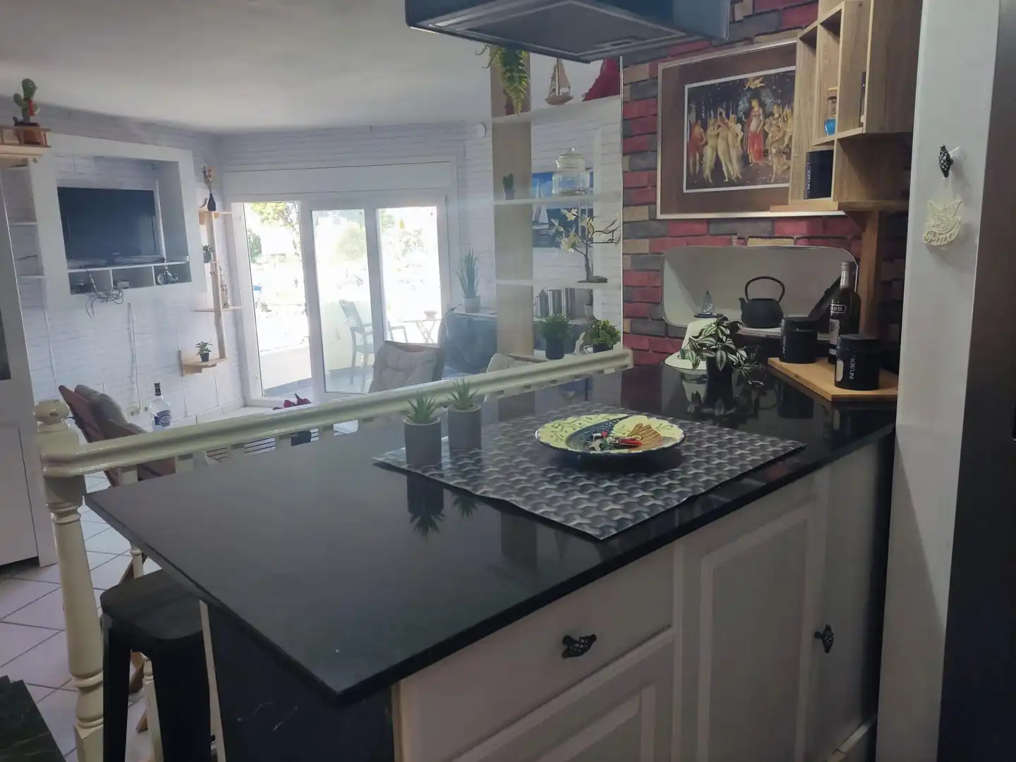 Cocina de Piso en venta en Roses con Jardín privado, Terraza y Amueblado