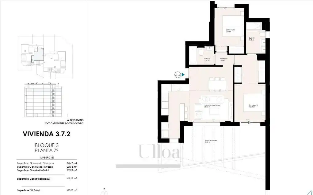 Apartament amb piscina en venda a Centro Urbano, imagen 22