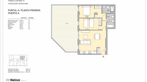 Photo 2 from new construction home in Flat for sale in    Paseo del Castañar, Las Cañas, Guadalajara