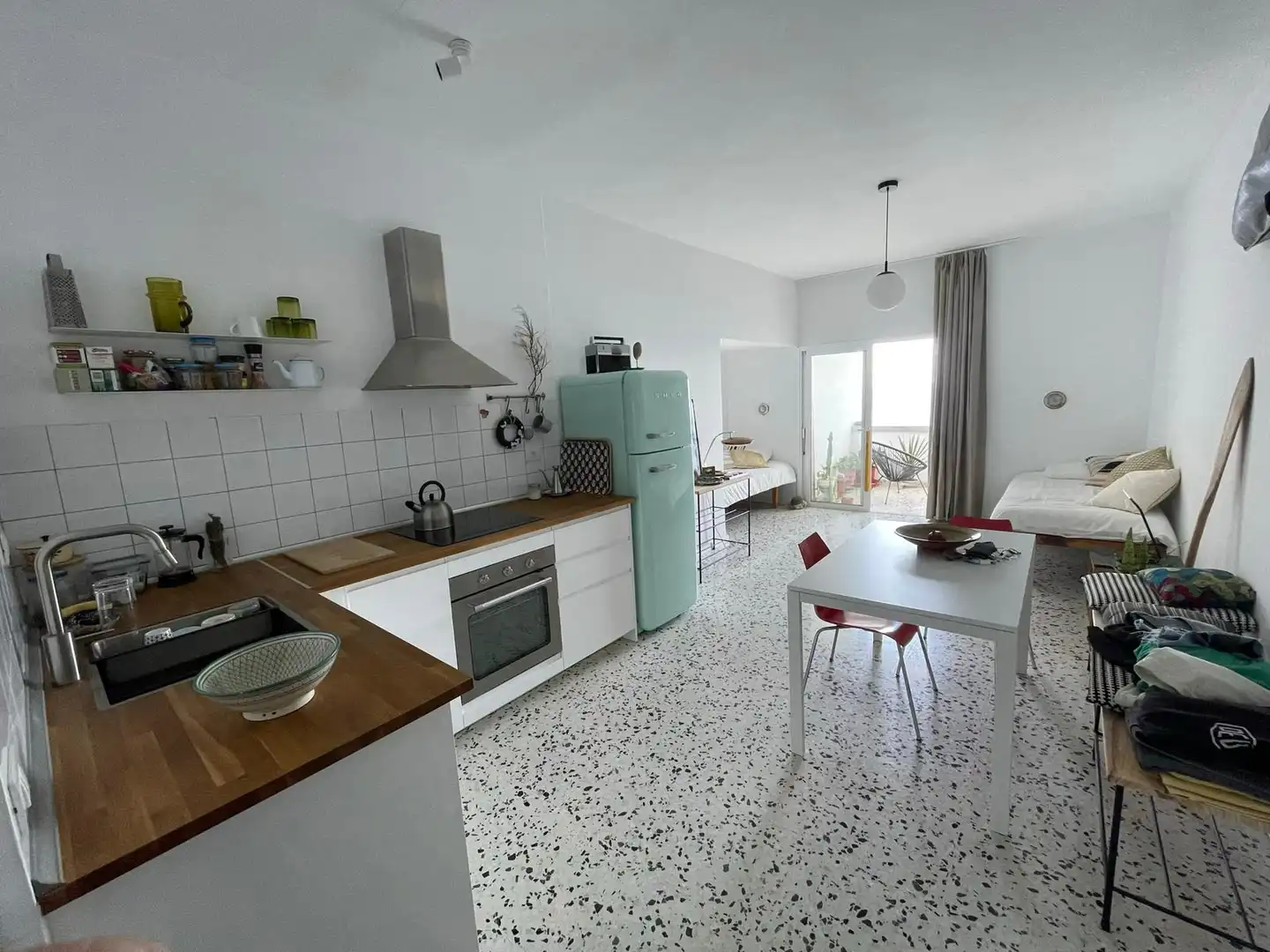 Cuina de Apartament en venda en Santa Cruz de Tenerife amb Moblat i Balcó
