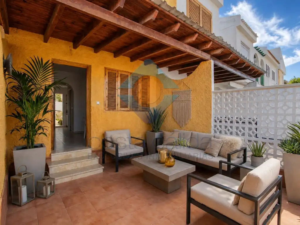 Terrace of Houses for sale in Mazarrón  with Air Conditioner, Private garden and Terrace