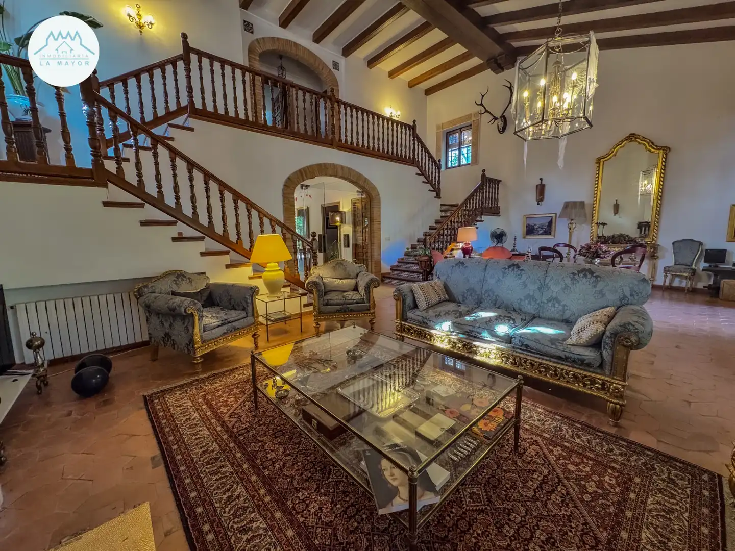 Sala de estar de Casa o chalet en venta en Piedrabuena con Calefacción, Jardín privado y Terraza