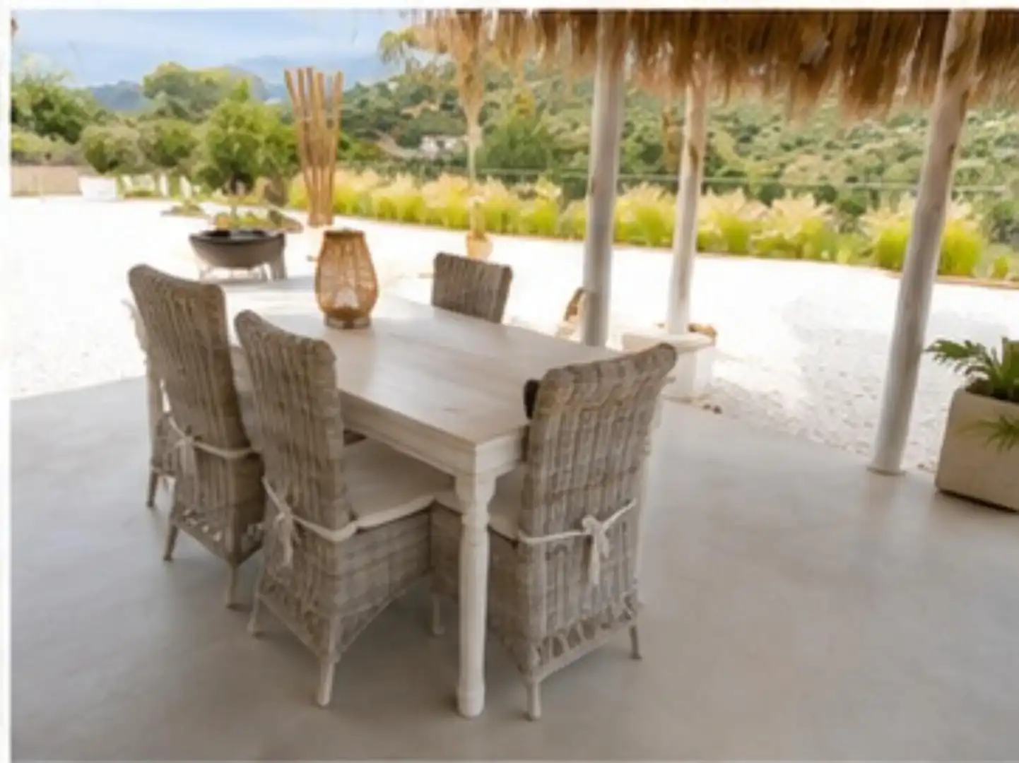 Terraza de Finca rústica en venta en Ojén con Aire acondicionado, Terraza y Trastero