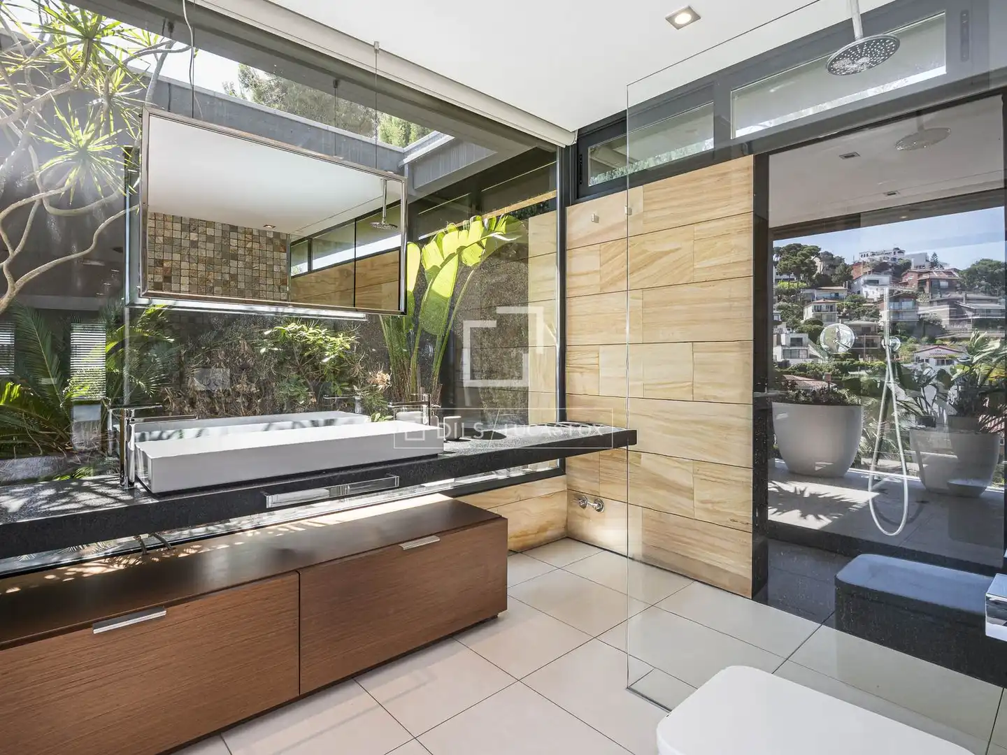 Bathroom of Houses for rent in Castelldefels  with Air Conditioner, Private garden and Terrace