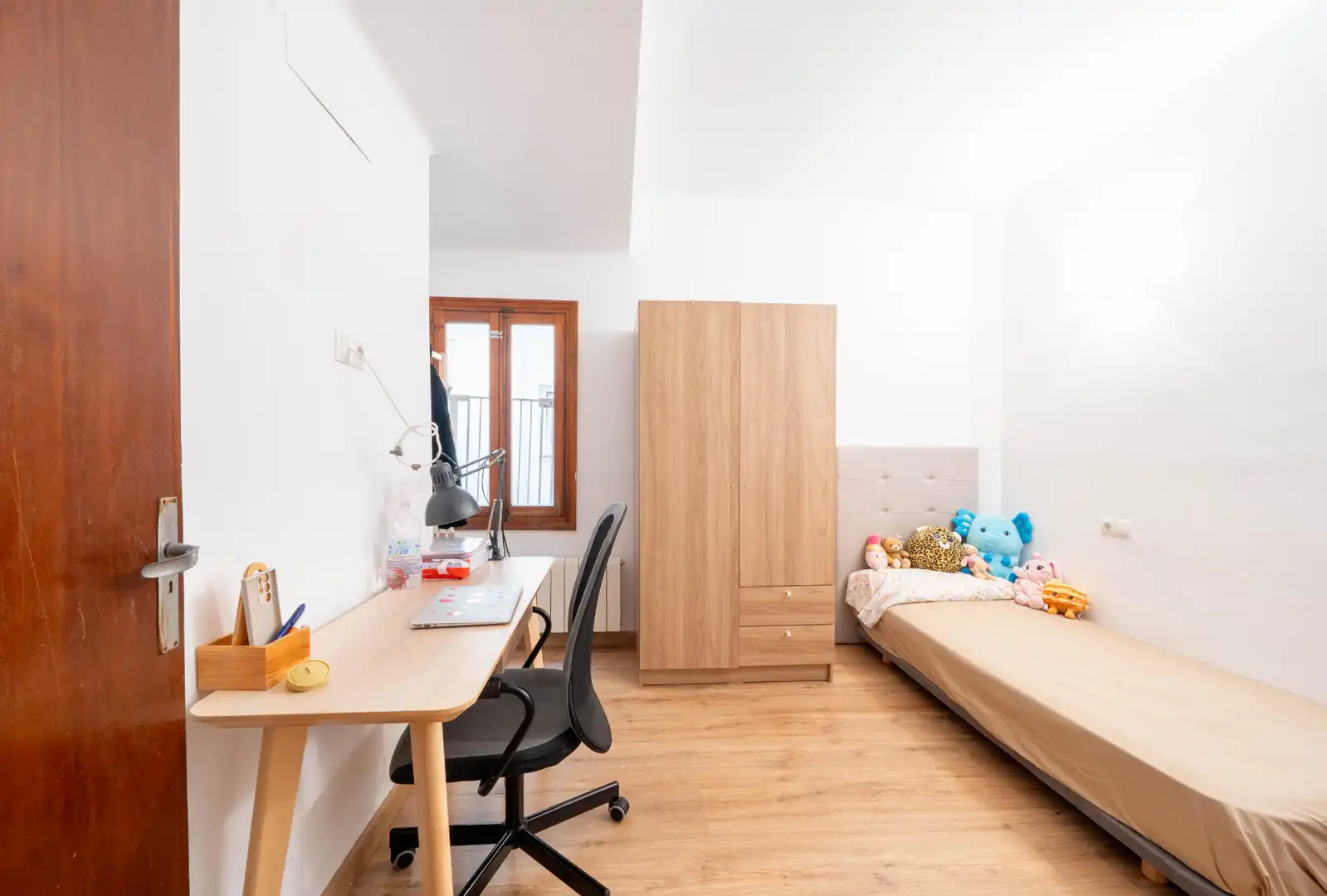 Bedroom of Flat for rent in  Palma de Mallorca  with Air Conditioner, Heating and Terrace