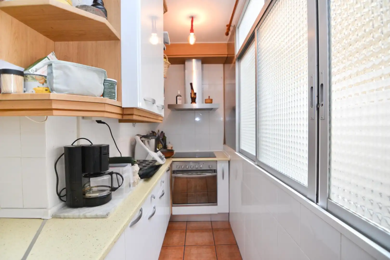 Cocina de Planta baja en venta en Móstoles con Calefacción, Parquet y Terraza