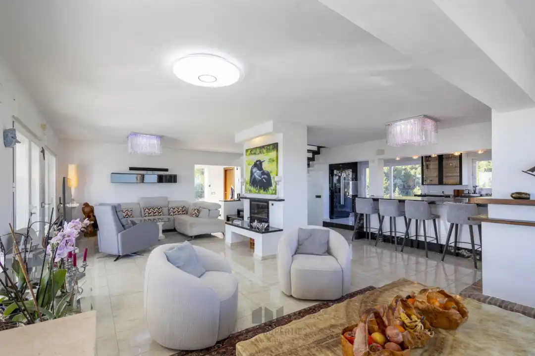 Living room of Flat for rent in Calpe / Calp  with Air Conditioner, Heating and Terrace