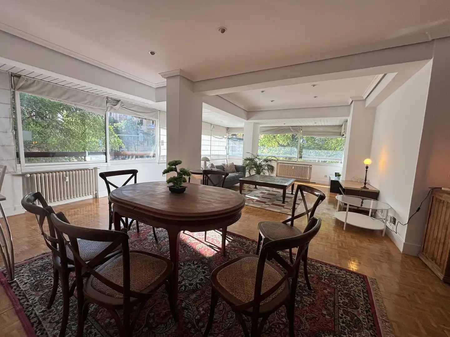 Esszimmer von Wohnung zur Miete in Madrid mit Klimaanlage, Heizung und Möbliert