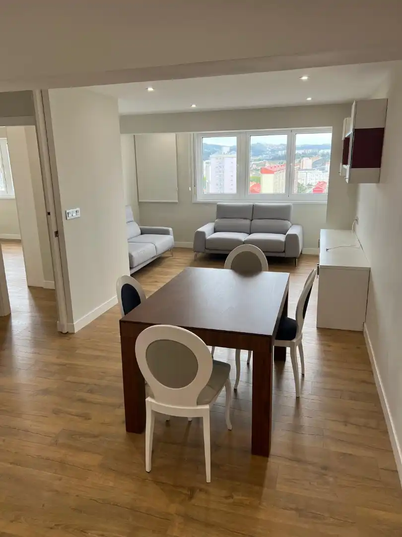 Sala de estar de Piso en venta en A Coruña Capital  con Amueblado y Horno