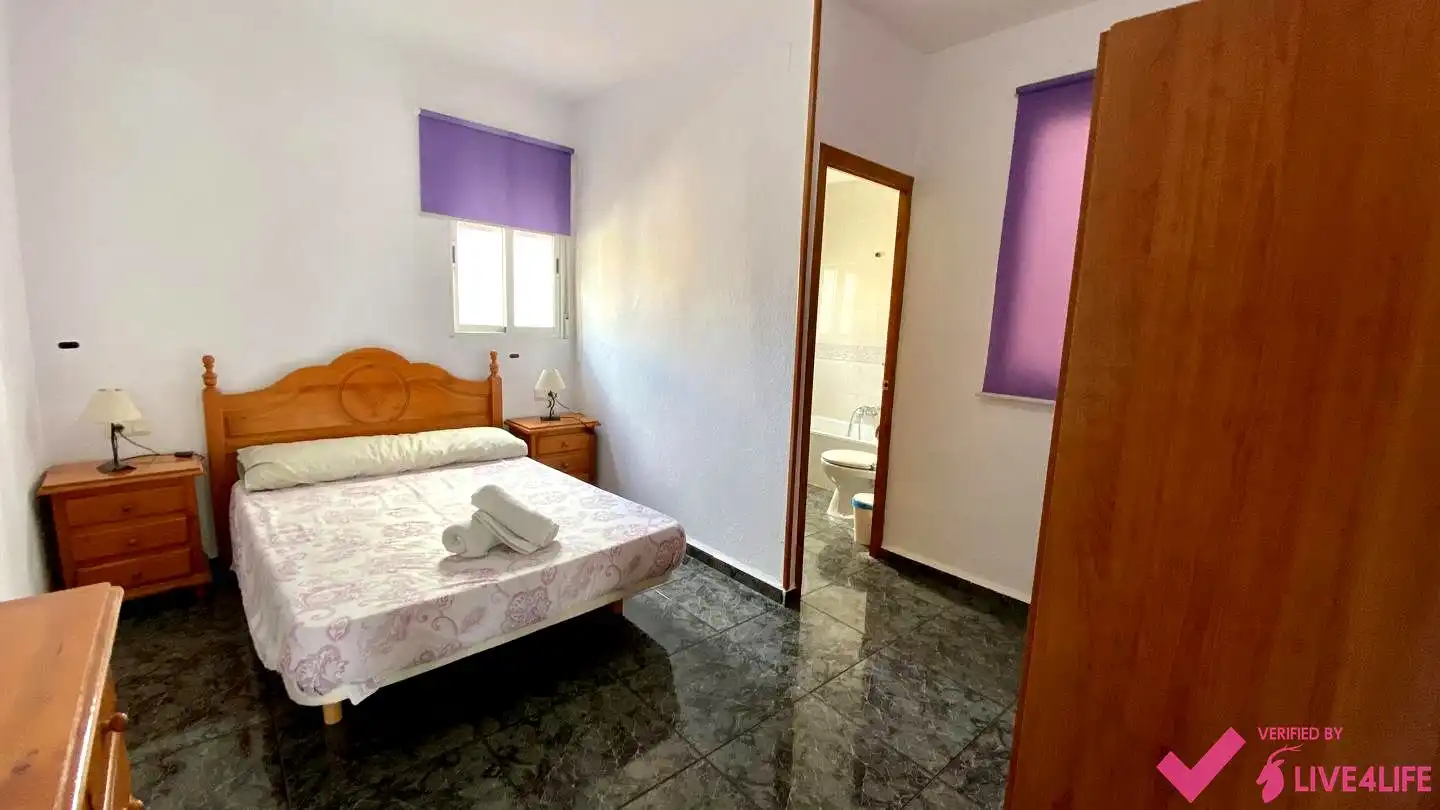 Bedroom of Attic for rent in Valencia  with Air Conditioner, Terrace and Furnished