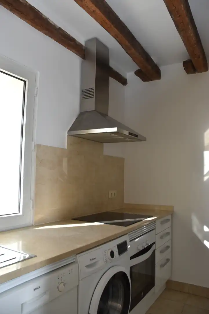 Cocina de Ático de alquiler en Madrid con Aire acondicionado, Calefacción y Parquet