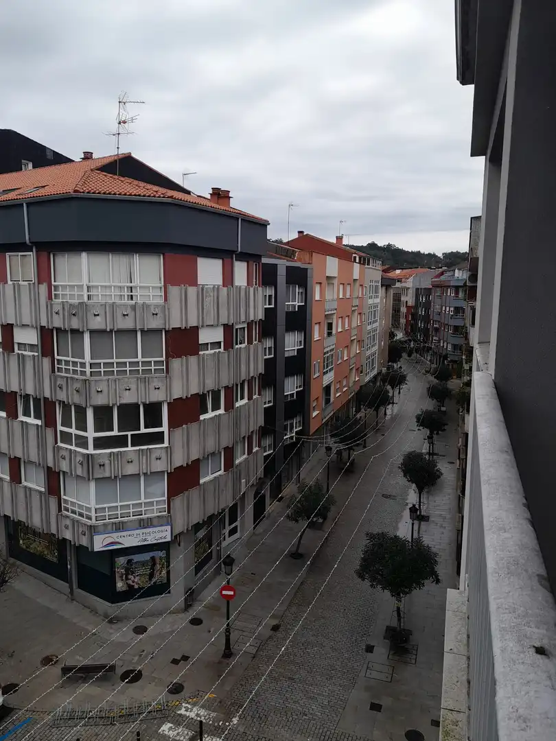 Exterior view of Flat for sale in Boiro  with Terrace, Storage room and Furnished