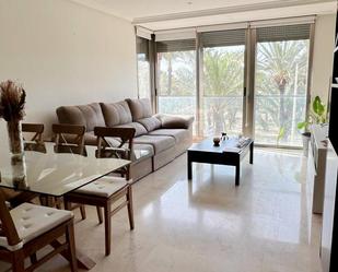 Sala d'estar de Pis de lloguer en Elche / Elx amb Aire condicionat i Moblat