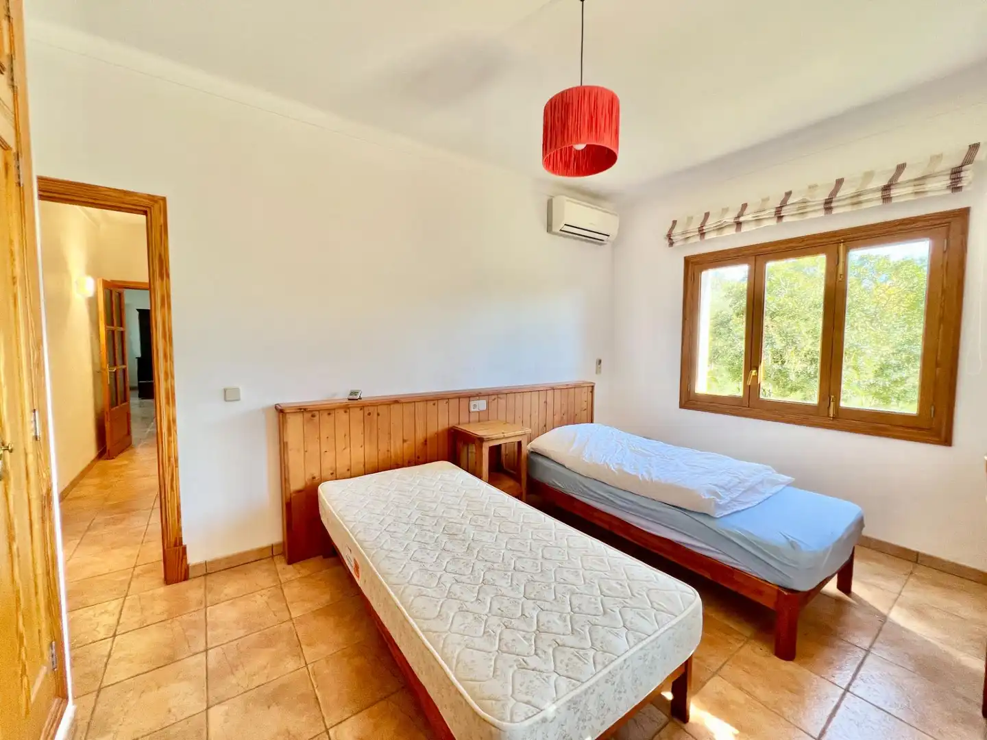 Habitación de Finca rústica de alquiler en Campos con Aire acondicionado, Calefacción y Jardín privado
