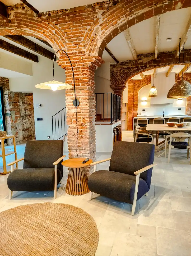 Sala d'estar de Finca rústica en venda en Santa Cristina d'Aro amb Aire condicionat, Calefacció i Jardí privat