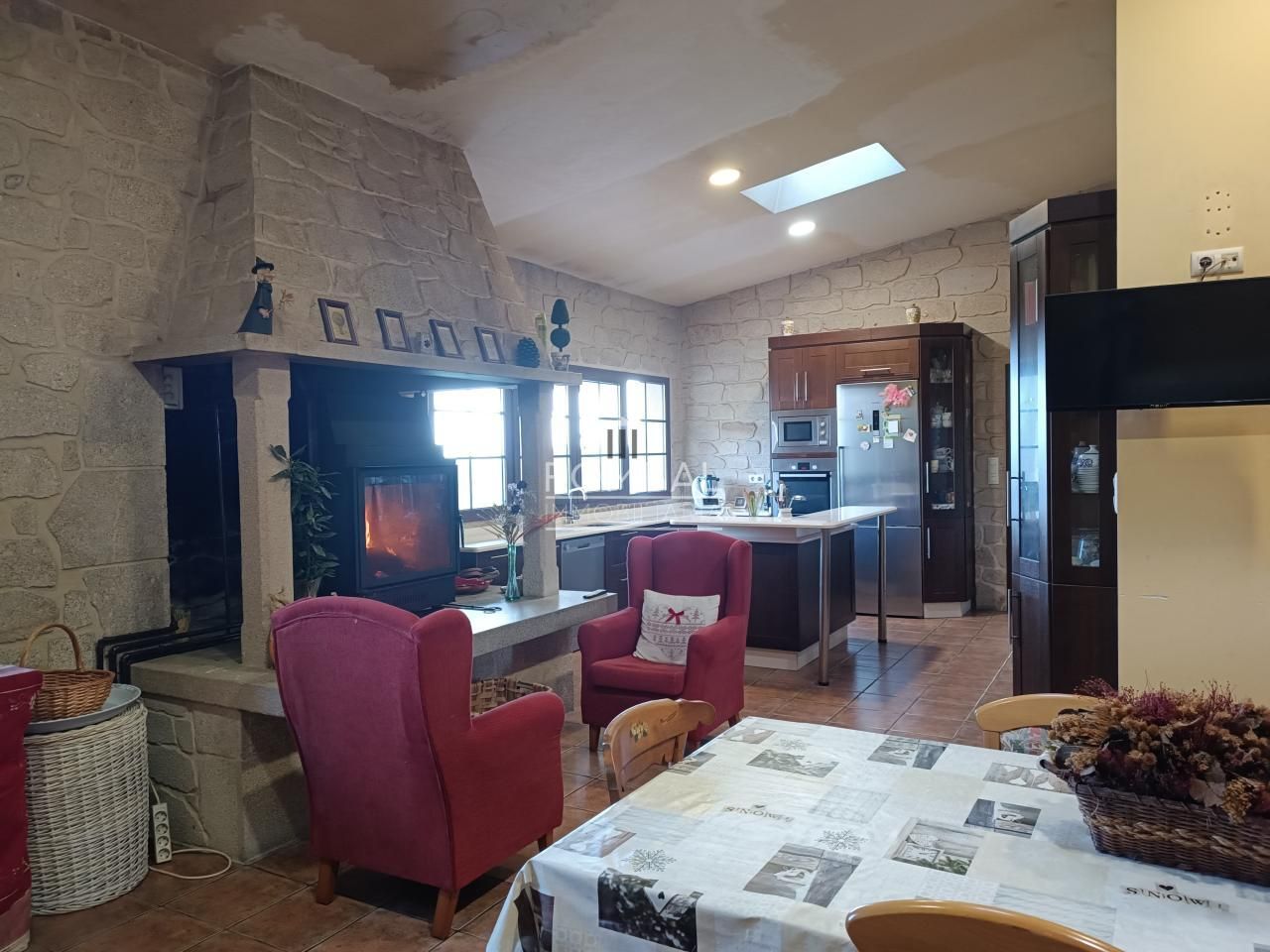 Kitchen of House or chalet for sale in Val do Dubra  with Heating, Private garden and Terrace