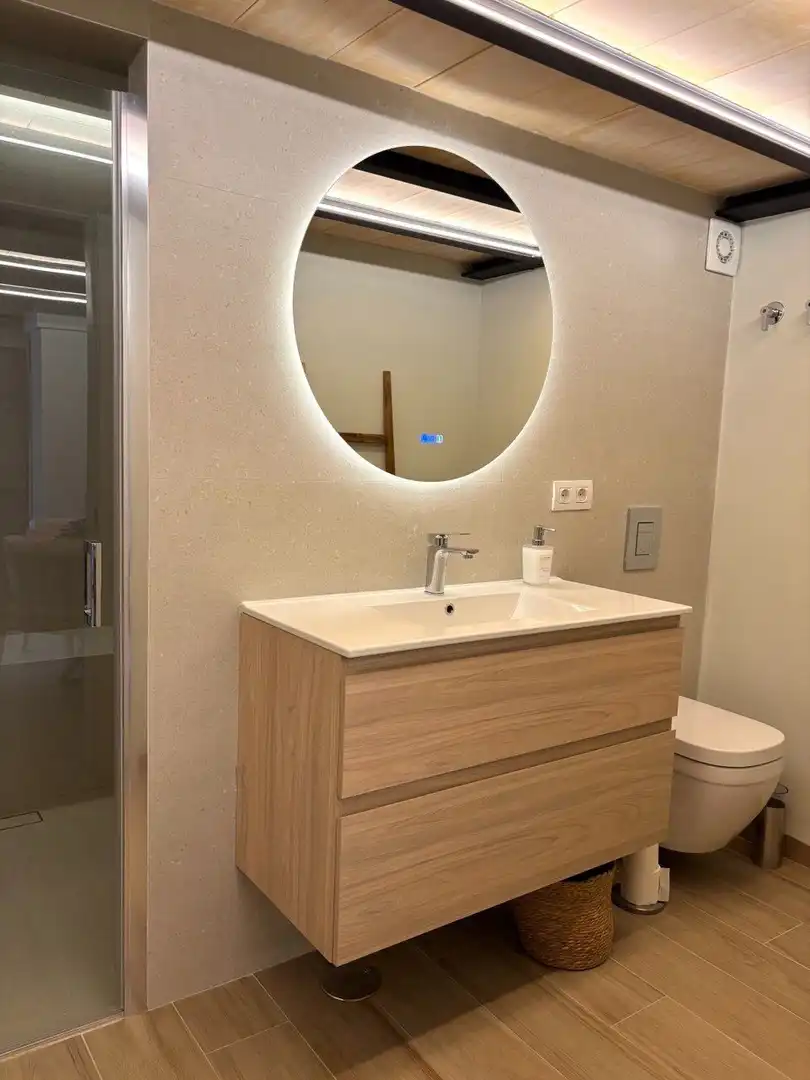 Bathroom of Duplexes for rent in L'Alfàs del Pi  with Air Conditioner, Terrace and Furnished