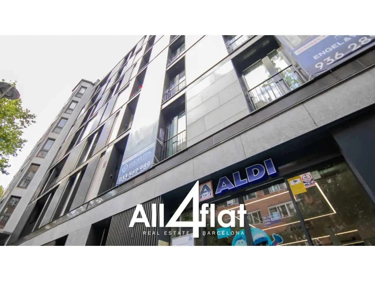 Exterior view of Flat for rent in Barcelona  with Air Conditioner, Heating and Furnished