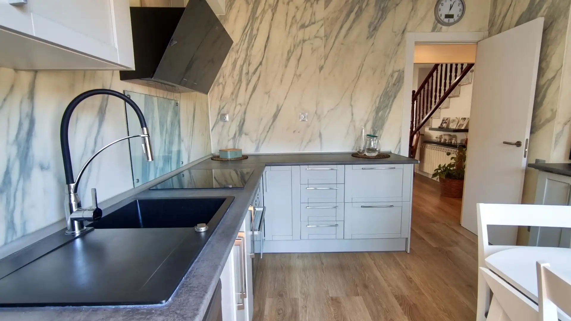 Cocina de Casa adosada en venta en Sant Salvador de Guardiola con Calefacción, Jardín privado y Parquet