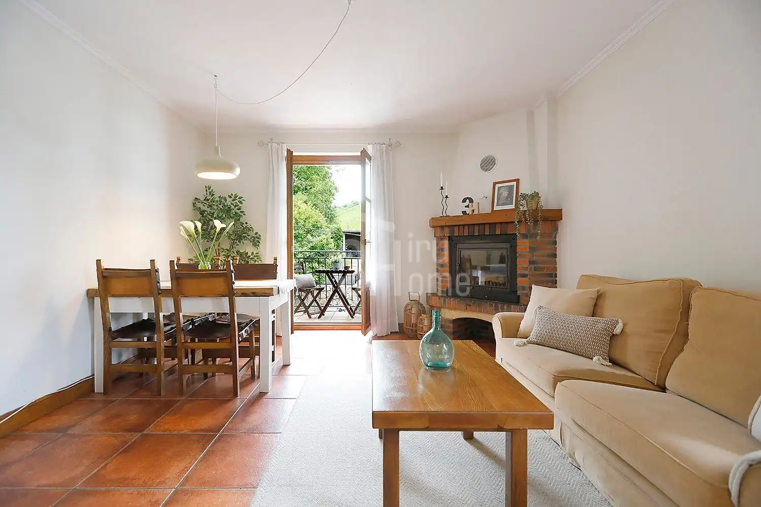 Wohnzimmer von Wohnung zum Verkauf in Donamaria mit Heizung, Terrasse und Abstellraum