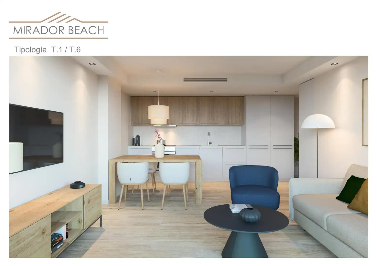 Sala d'estar de Apartament en venda en Moncofa amb Aire condicionat, Calefacció i Jardí privat