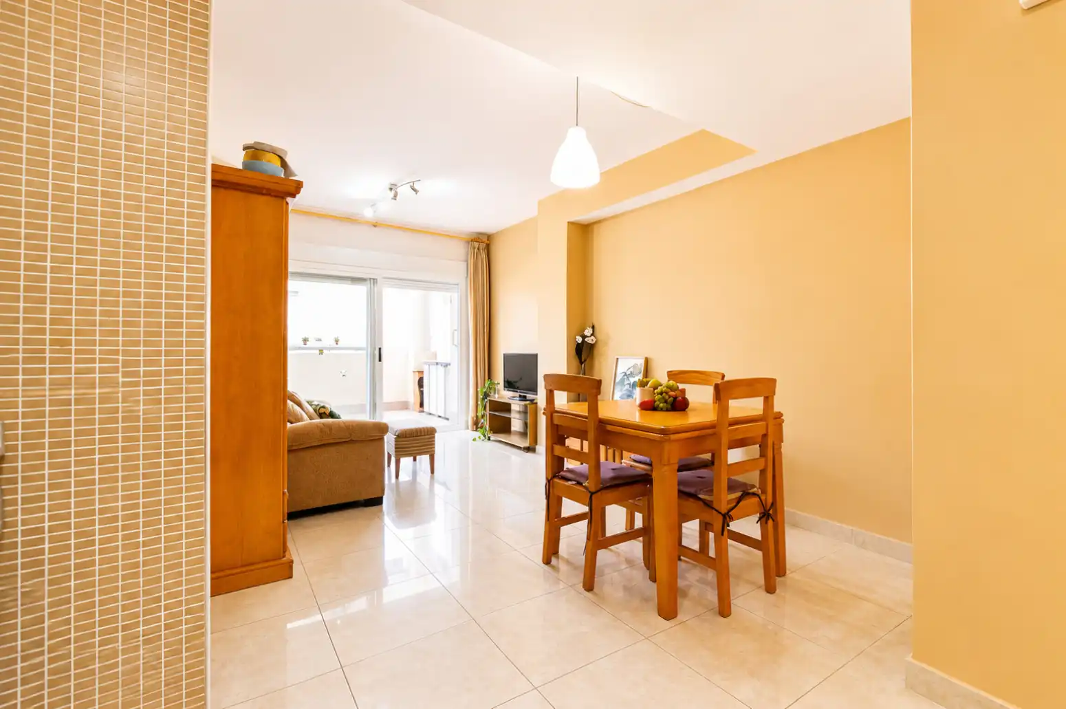 Wohnzimmer von Wohnung zum Verkauf in Puçol mit Heizung, Terrasse und Abstellraum