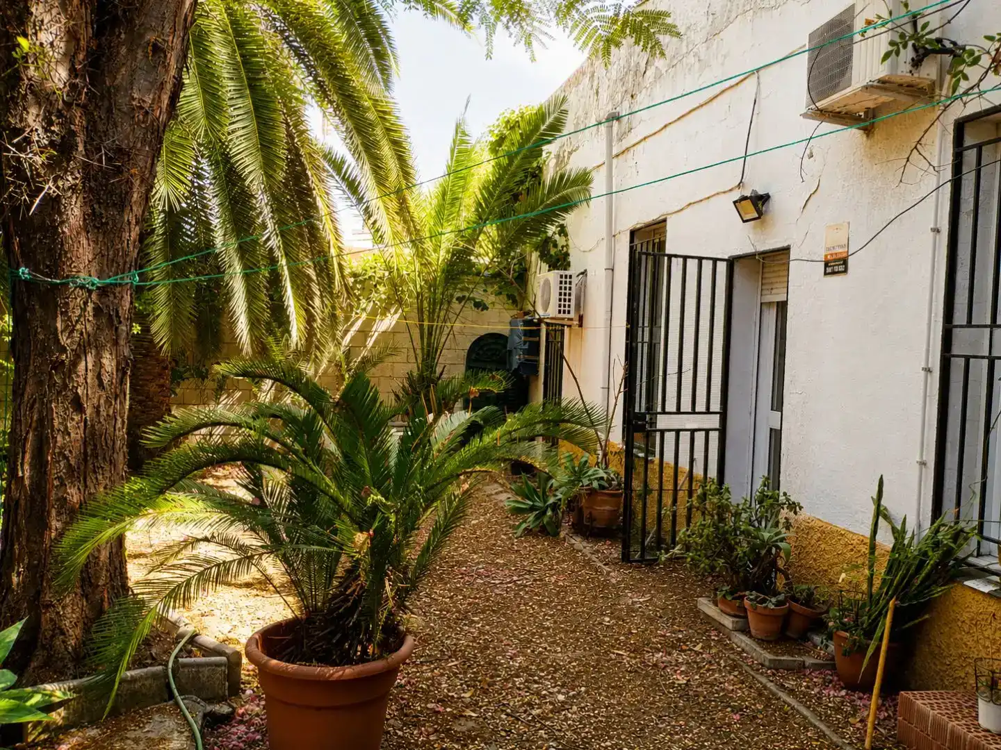 Exterior view of Flat for sale in Sevilla  with Private garden