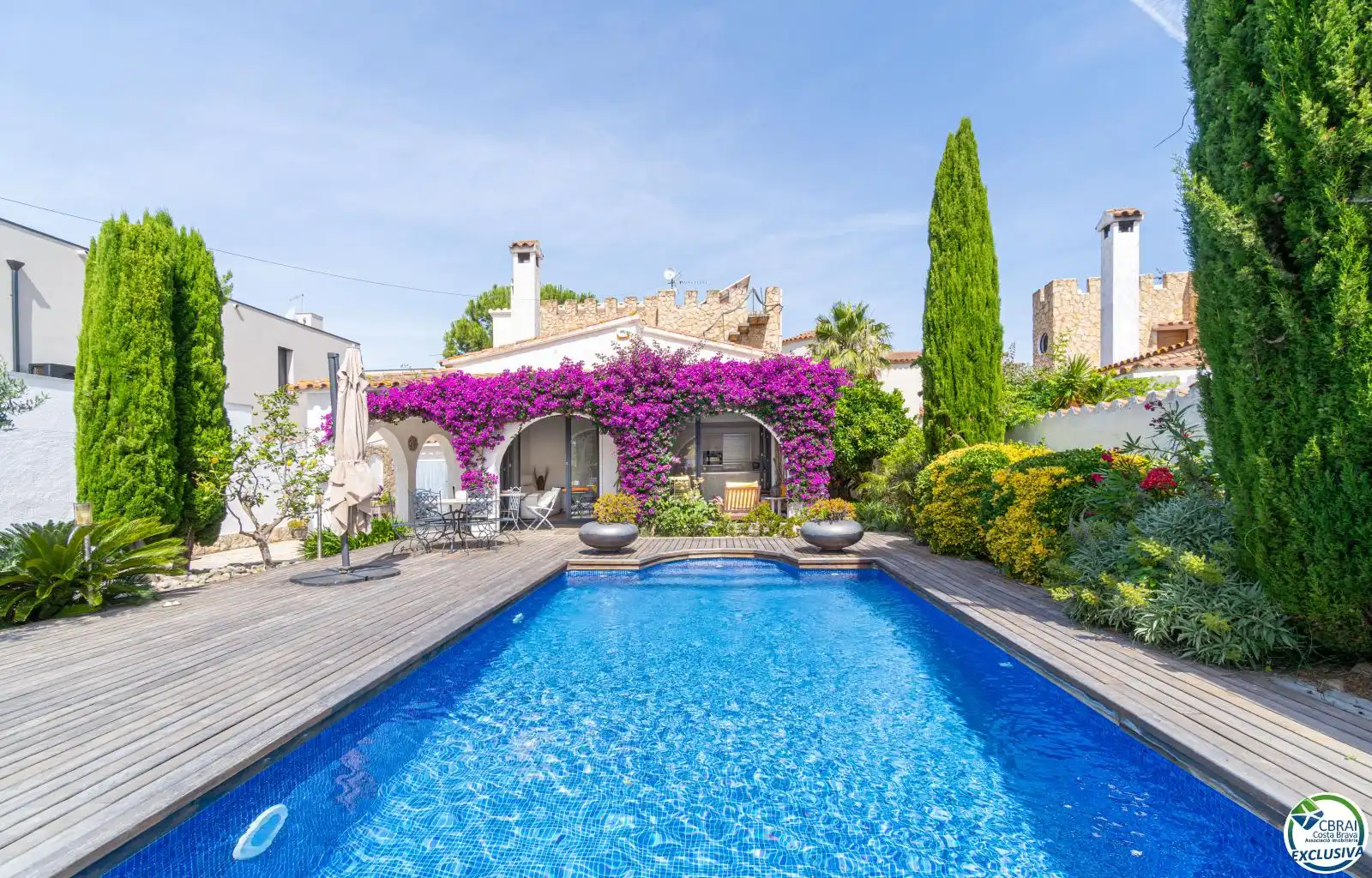 Piscina de Casa o xalet en venda en Empuriabrava amb Aire condicionat, Piscina i Moblat