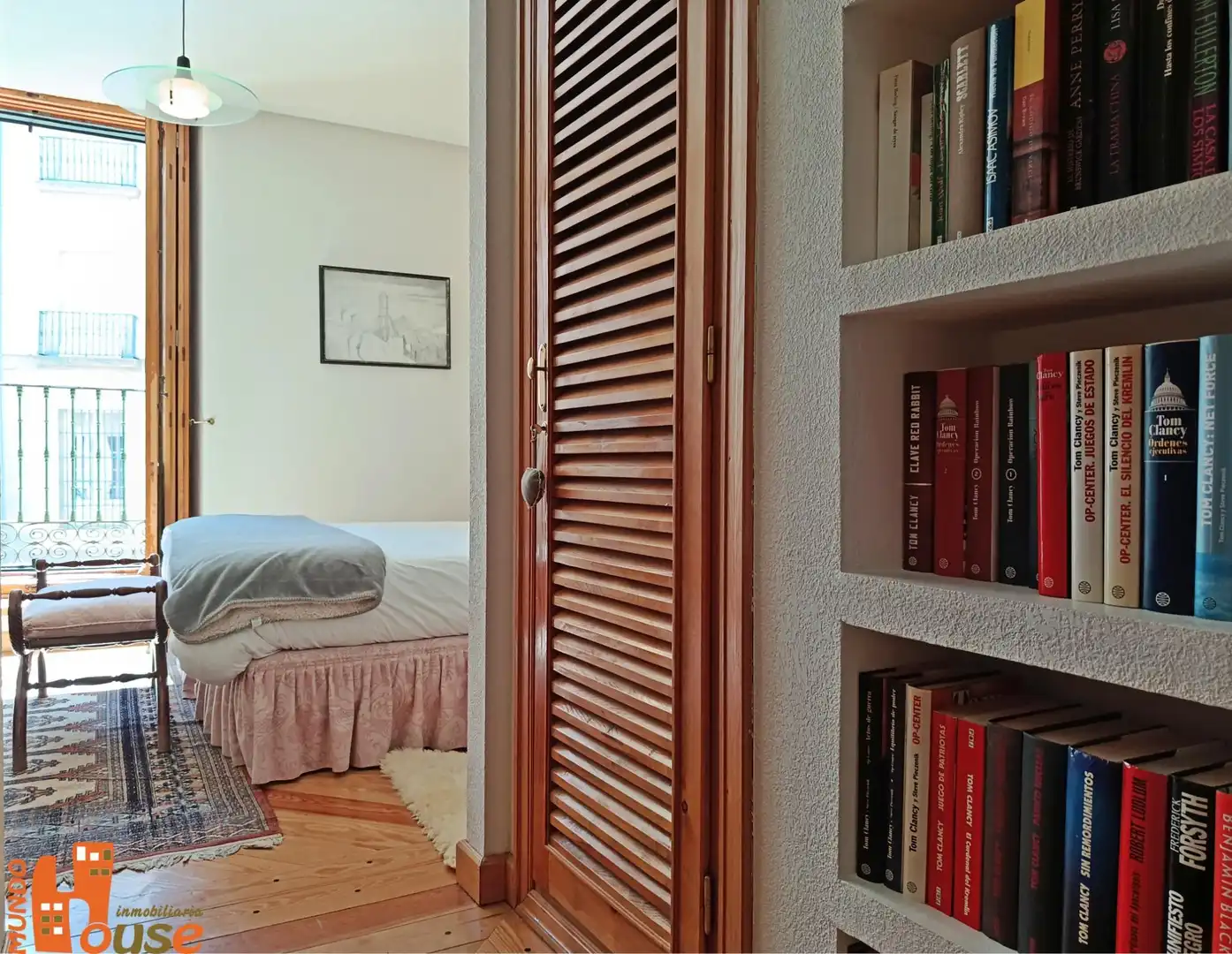 Schlafzimmer von Wohnung zum Verkauf in Real Sitio de San Ildefonso mit Heizung und Balkon
