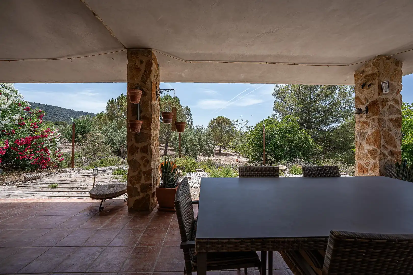 Terrassa de Finca rústica en venda en Biar amb Calefacció, Jardí privat i Terrassa