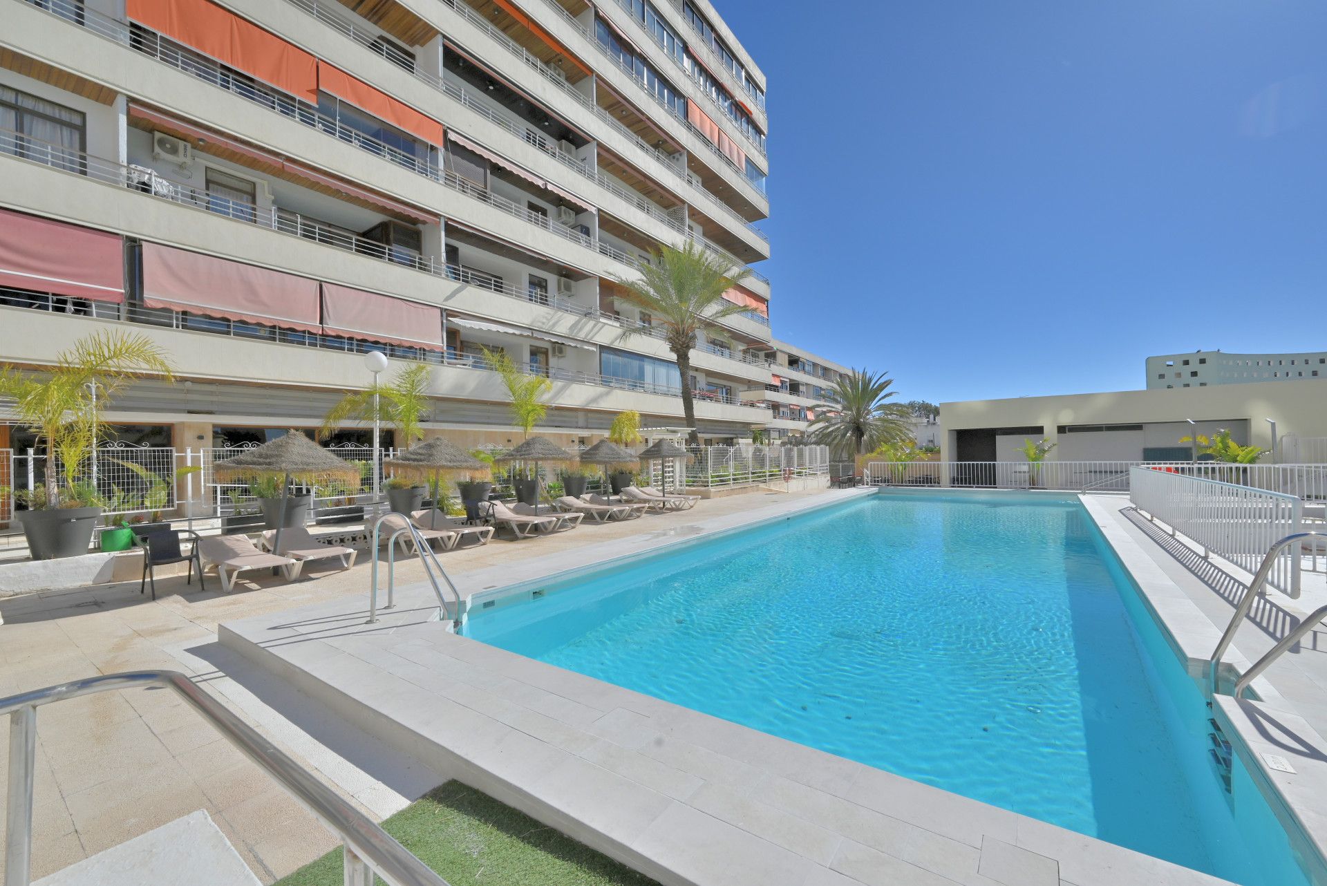 Swimming pool of Apartments for sale in Torremolinos  with Air Conditioner, Terrace and Swimming Pool