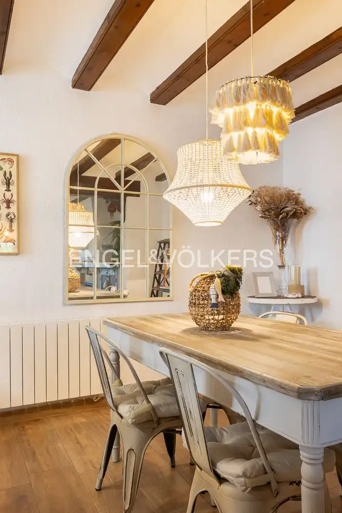 Comedor de Casa o chalet de alquiler en Jávea / Xàbia con Calefacción, Parquet y Terraza